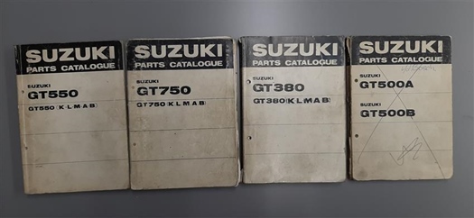 Originele Suzuki Part Manuals te koop