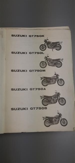 Originele Suzuki Part Manuals oldtimer te koop