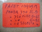 Onderbreker voor Fiat Panda 750 en 1.1 1986-92