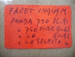 Onderbreker voor Fiat Panda 750 en 1.1 1986-92 oldtimer te koop