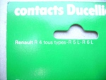 Contactpuntset voor Renault R4/R5L/R6L