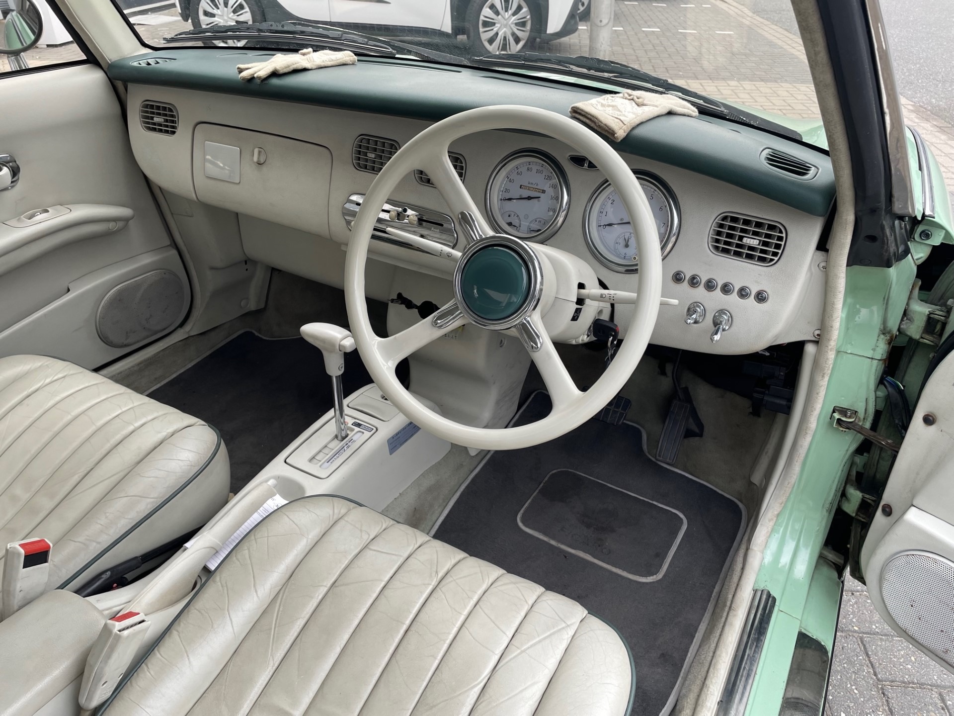 1991 Nissan 206 Figaro groen oldtimer te koop