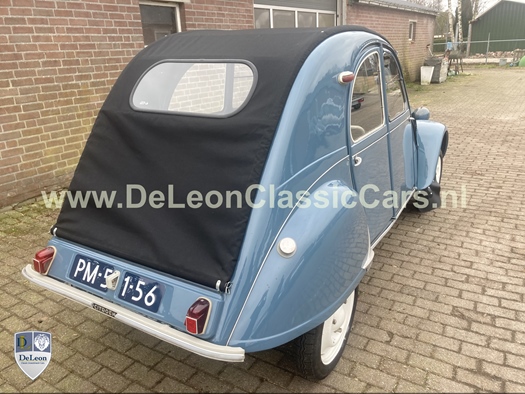 1955 Citroën 2CV Ribbelkap lang dak oldtimer te koop