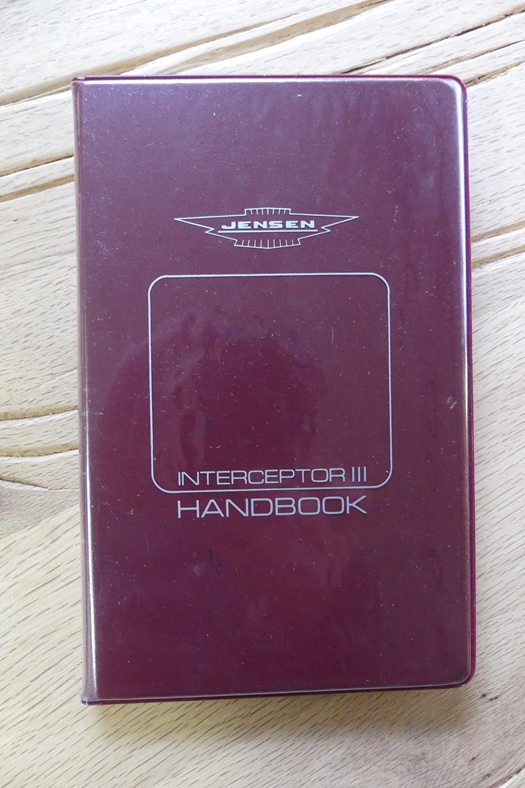 Jensen Interceptor III Handbook te koop