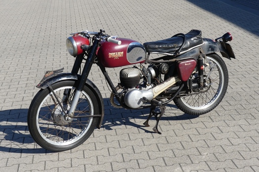 1953 Bianchi Freccia Celeste  oldtimer motorfiets te koop