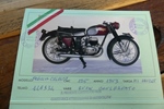 1953 Bianchi Freccia Celeste  oldtimer motorfiets te koop