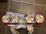 Set verstralers Cibie Super Oscar oldtimer te koop