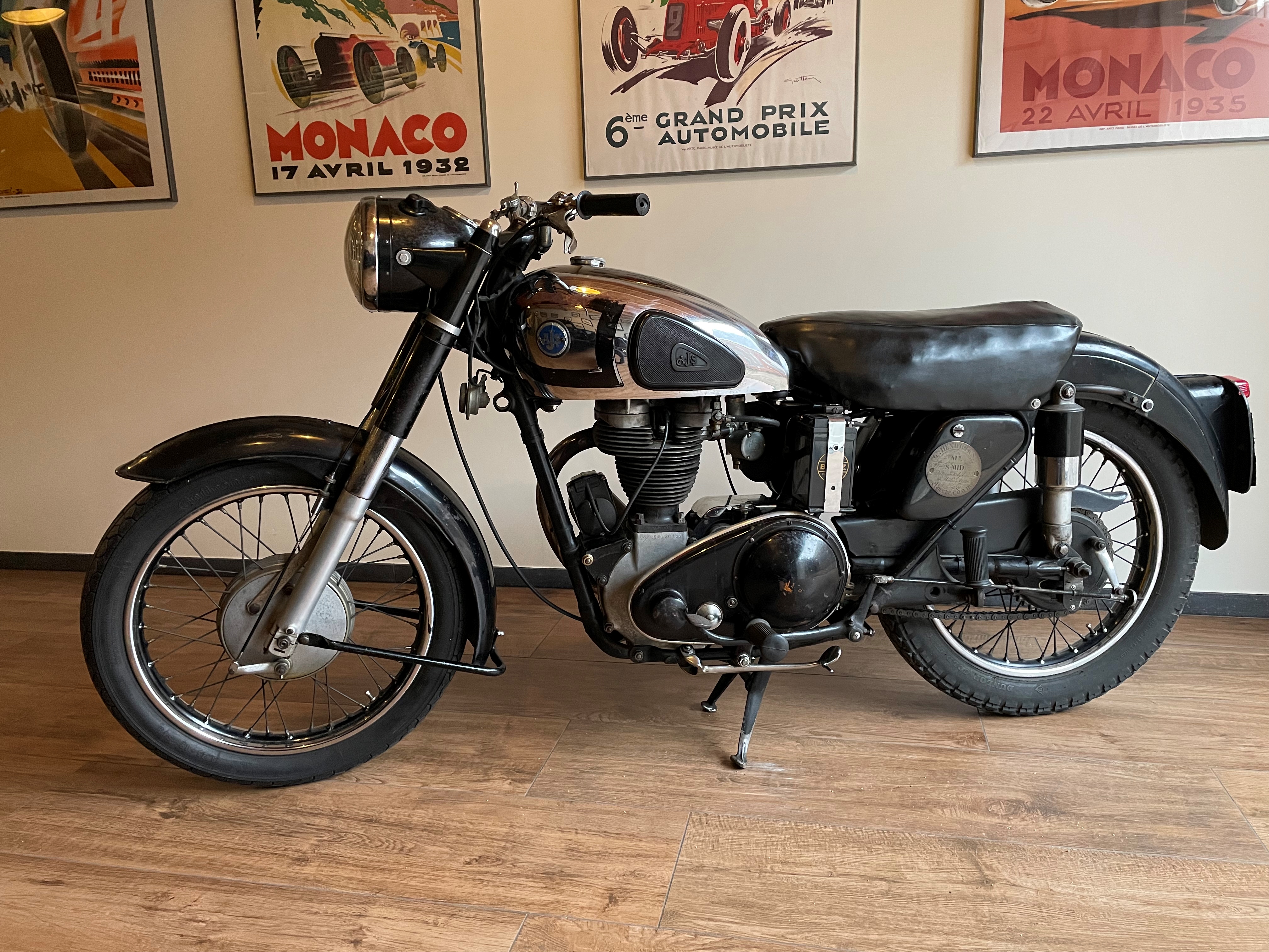 1955 AJS 16 ms 350 oldtimer motorfiets te koop