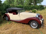1938 MG SA Charlesworth cabrio 4 deurs oldtimer te koop