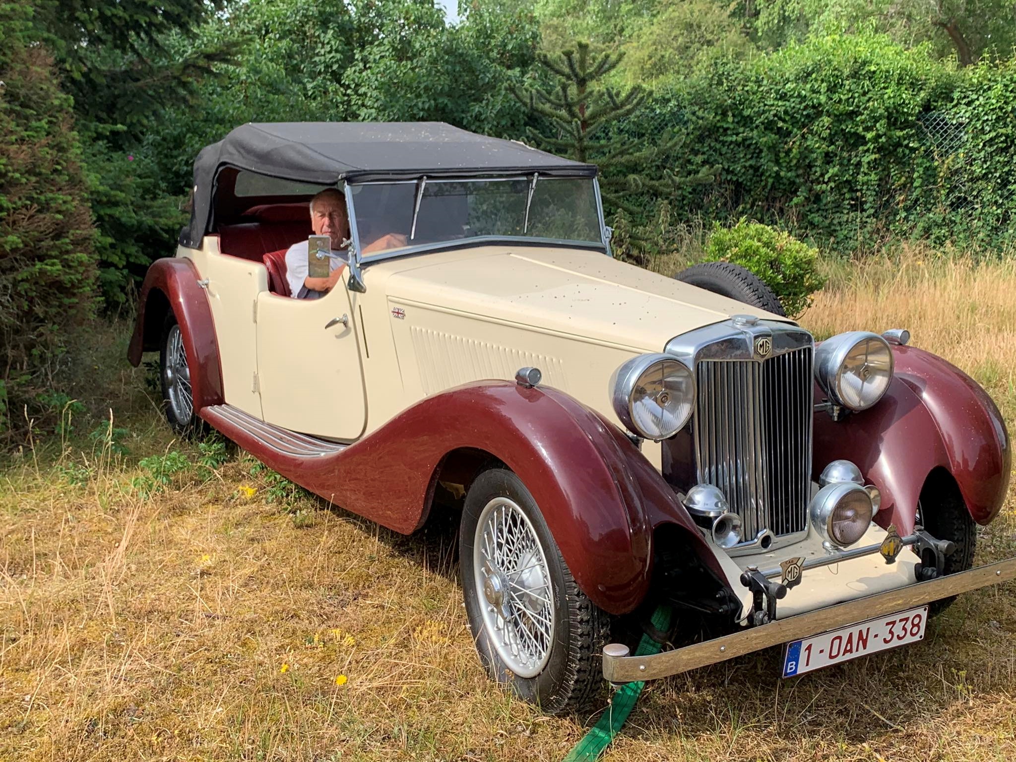 1938 MG SA Charlesworth cabrio 4 deurs oldtimer te koop