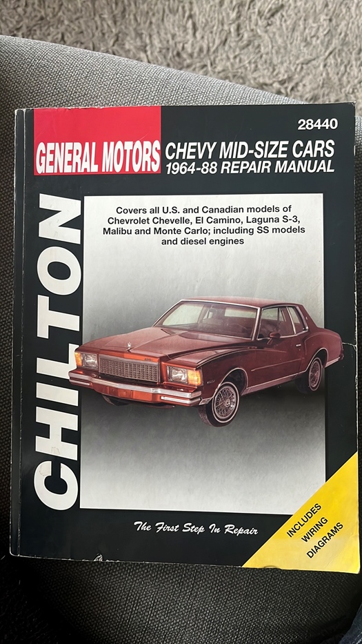 GM Chevy Repair Manual 1964-88 te koop