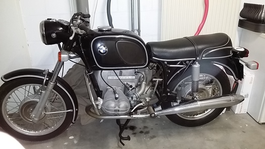 1969 BMW R60/5 oldtimer motorfiets te koop