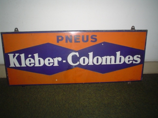 emaille reclamebord kleber colombus te koop