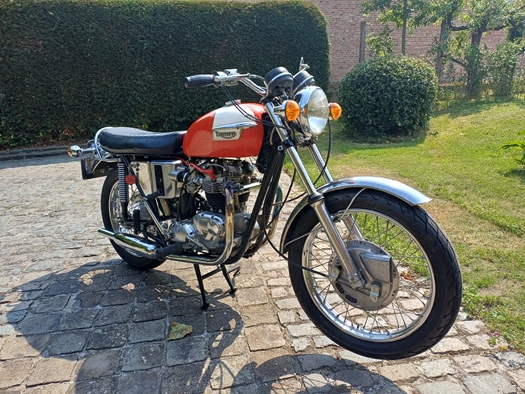 1973 Triumph Bonneville T120 oldtimer motorfiets te koop