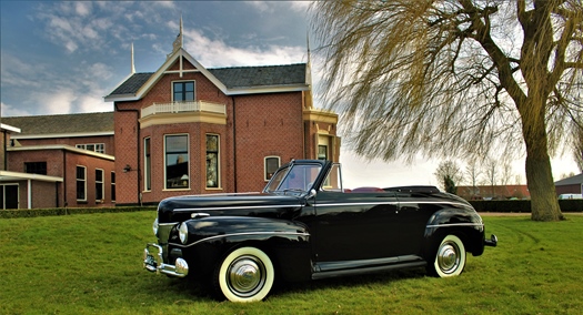 1941 Ford v8 convertible super deluxe oldtimer te koop