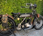 1914 Hobart Vtwin JAP 770 cc oldtimer motorfiets te koop