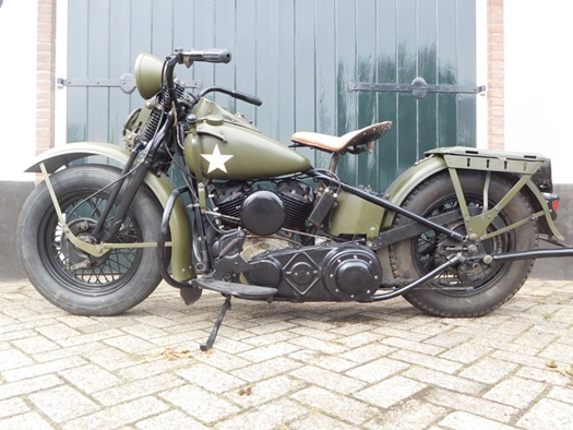 1942 Harley-Davidson 1200 u oldtimer motorfiets te koop