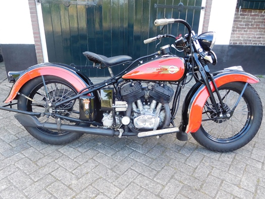 1936 Harley-Davidson vlh 1340 vooroorlogse oldtimer motorfiets te koop