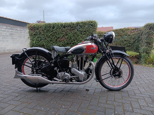1937 Ariel Red Hunter 500cc vooroorlogse oldtimer motorfiets te koop