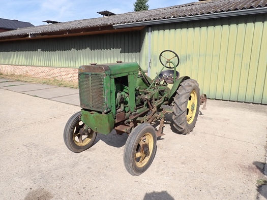 1938 John Deere L Unstyled with cultivator oldtimer te koop