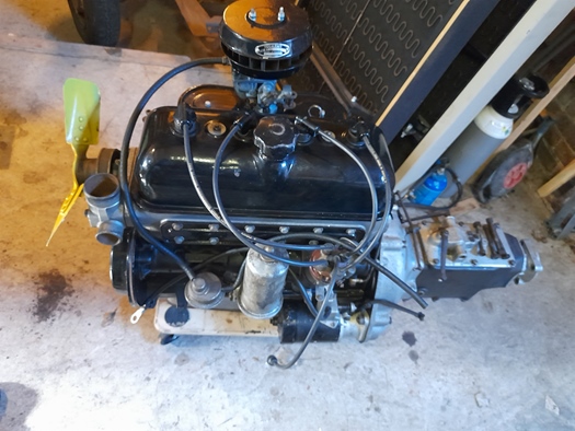 Gereviseerde Peugeot 203 Motor en bak te koop