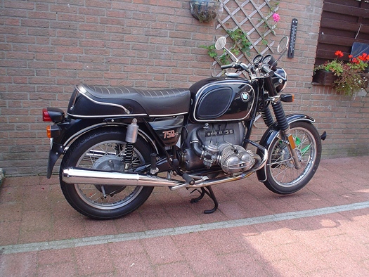 1975 BMW R75/6 oldtimer motorfiets te koop