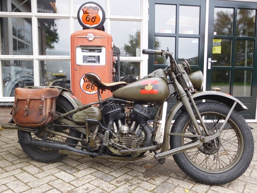 1943 Harley-Davidson wlc 750 oldtimer motorfiets te koop