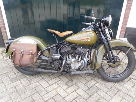 1940 Harley-Davidson W 750 oldtimer motorfiets te koop