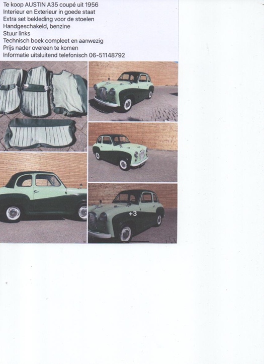 1956 Austin A35 Coupé oldtimer te koop