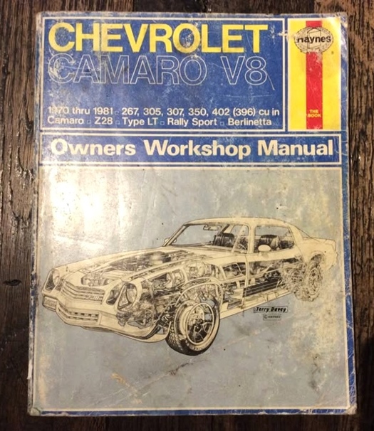 Werkplaatshandboek Camaro te koop