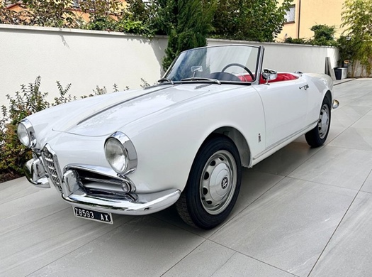1956 Alfa Romeo Giulietta Spider oldtimer te koop