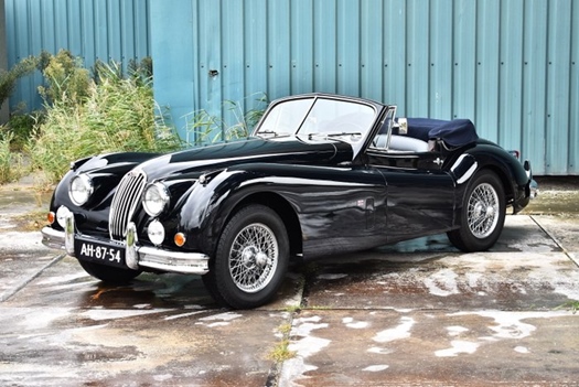 1956 Jaguar XK 140 DHC SE + overdrive oldtimer te koop