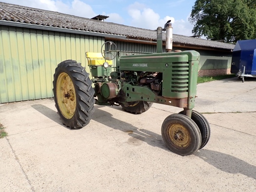 1950 John Deere A Styled  electric start oldtimer tractor te koop
