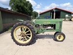1940 John Deere B Styled, flat spokes, oldtimer tractor te koop