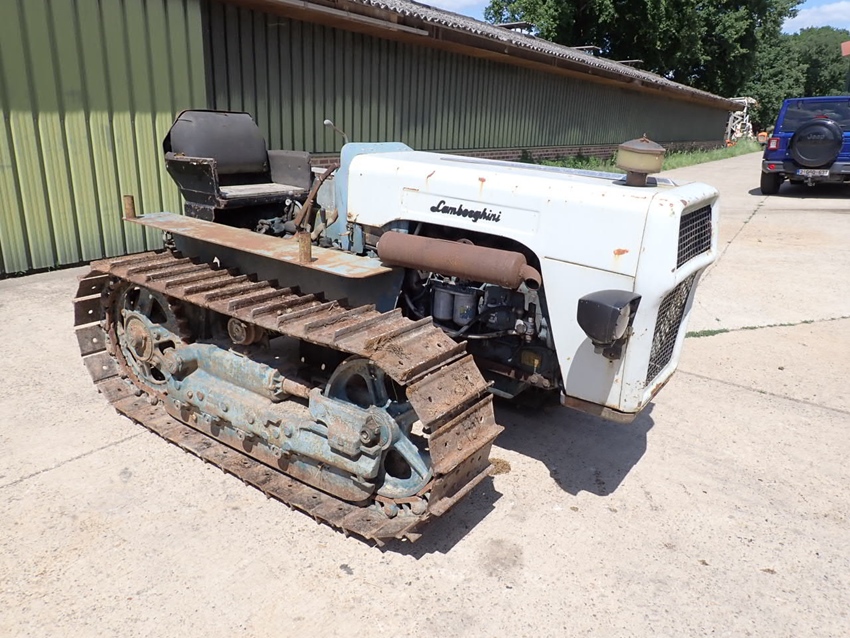 1970 Lamborghini C452L Diesel Crawler tractor with linkage oldtimer tractor te koop