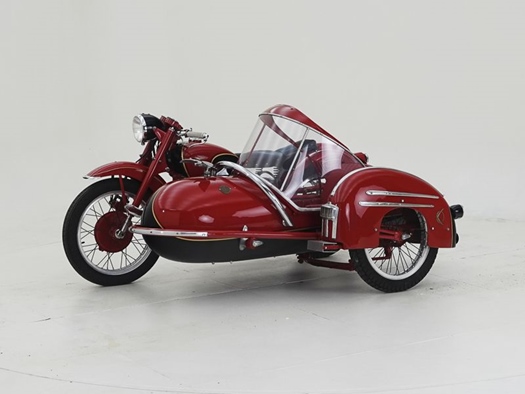 1953 Moto Guzzi Falcone + Sidecar oldtimer te koop