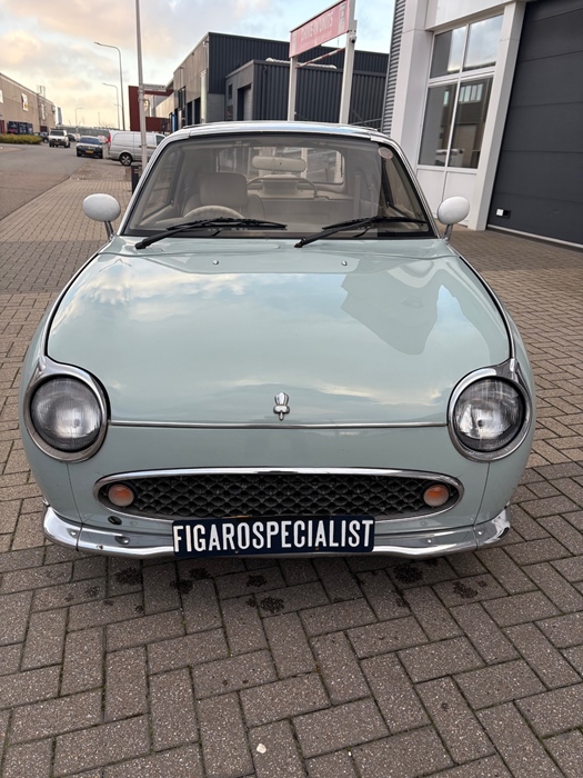 1991 Nissan 728 Pale Aqua Figaro oldtimer te koop