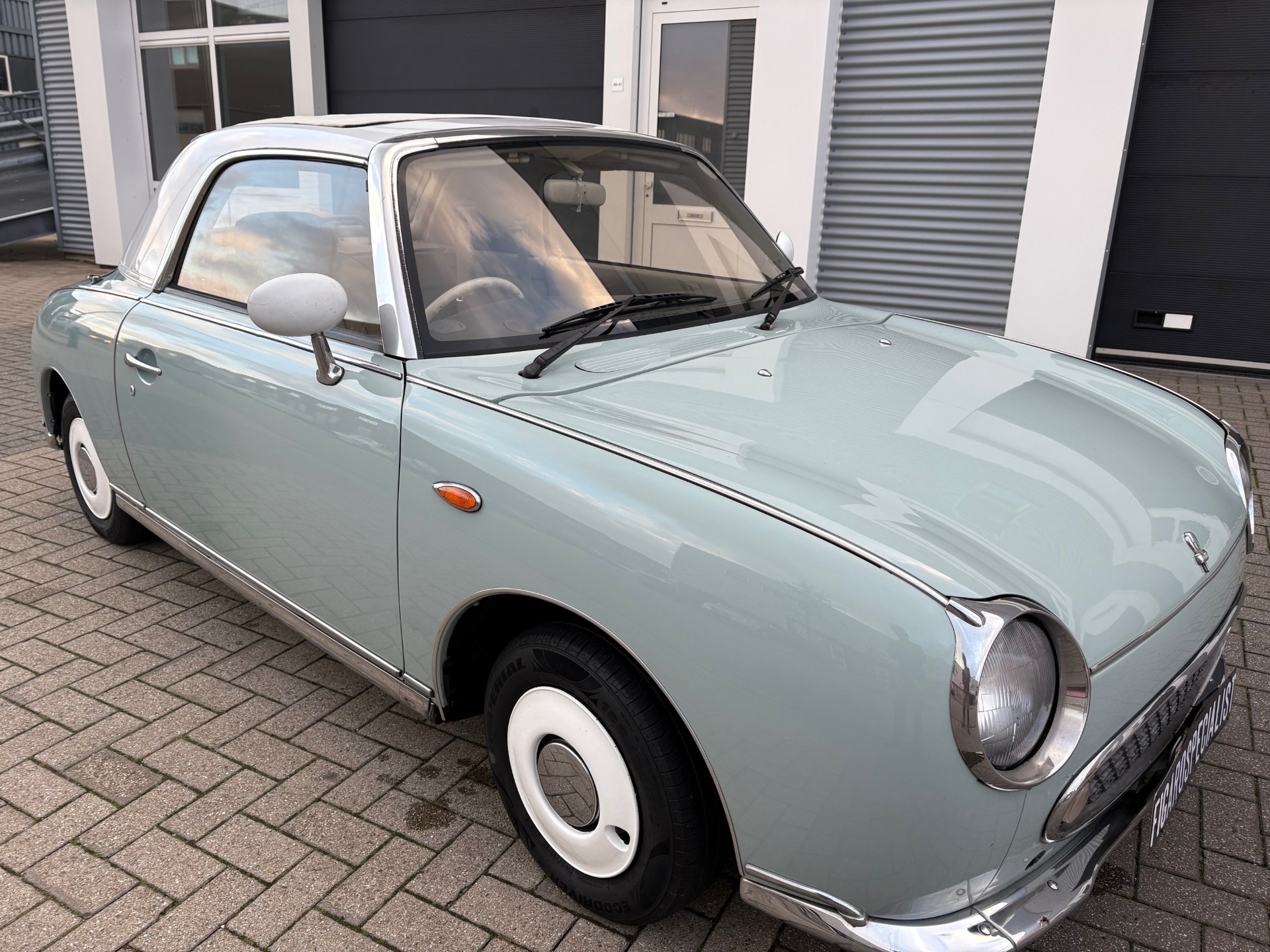 1991 Nissan 728 Pale Aqua Figaro oldtimer te koop