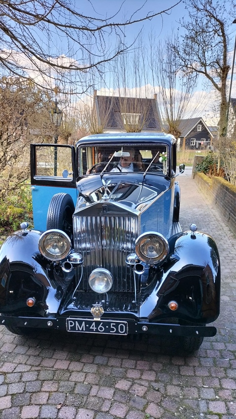 1935 Rolls-Royce 20/25 limousine parkward oldtimer te koop
