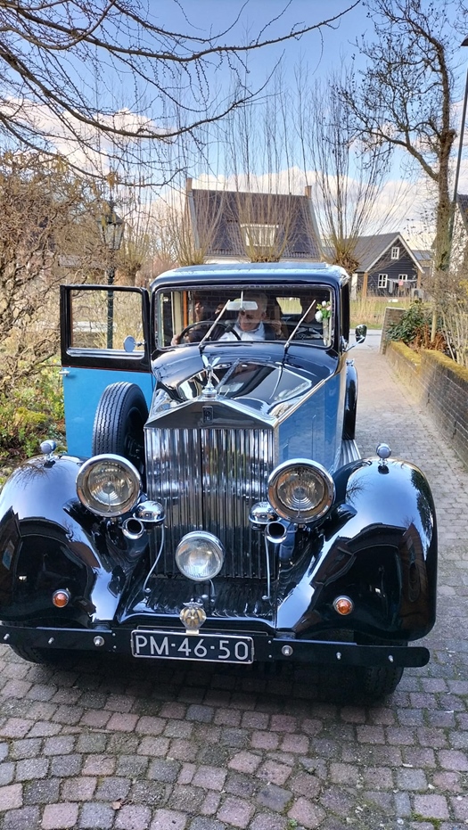 1935 Rolls-Royce 20/25 limousine parkward vooroorlogse oldtimer te koop