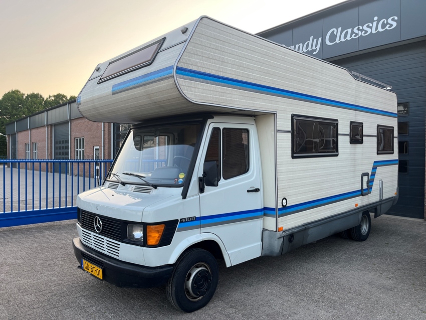 1990 Mercedes 410D camper oldtimer te koop