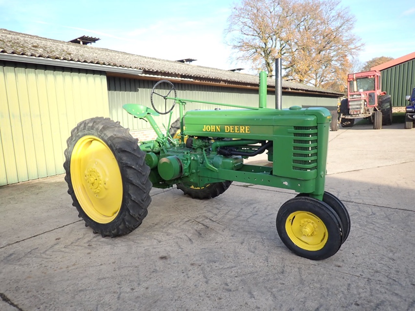 1941 John Deere B Styled, Hand start oldtimer tractor te koop