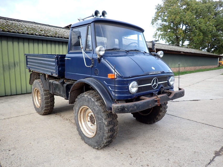 1972 Mercedes Unimog 406 "Grosses Getriebe" oldtimer vrachtwagen te koop