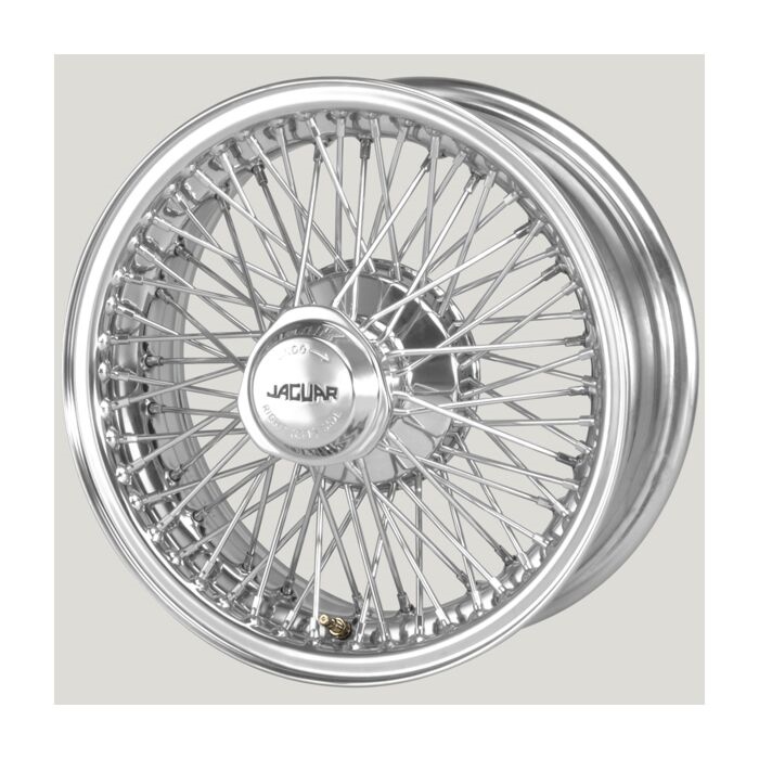 Nieuwe chromen spaakwielen voor Jaguar E-type V12 te koop