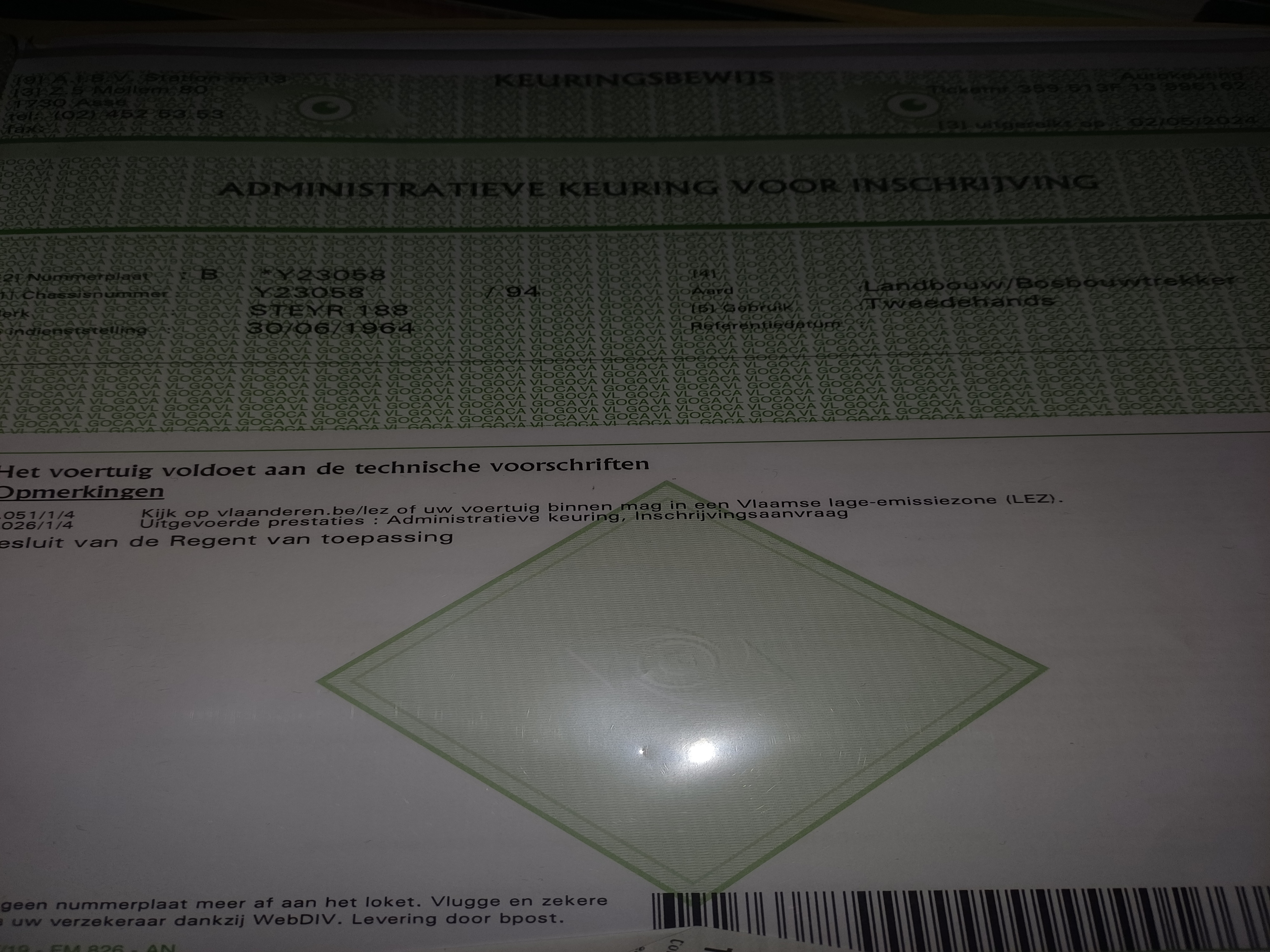 1964 Steyr 188 oldtimer tractor te koop