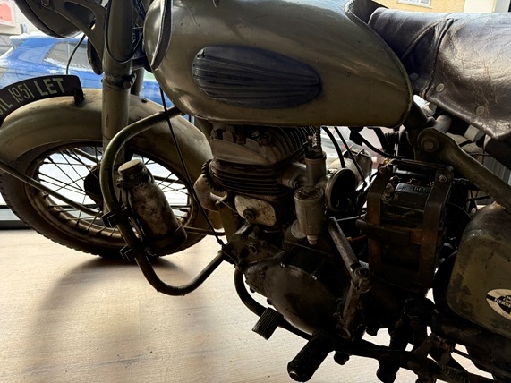 1951 Gillet Estafette 500 cc oldtimer motorfiets te koop