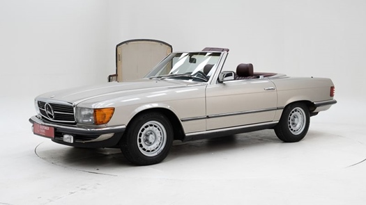 1985 Mercedes 380 SL + hardtop oldtimer te koop