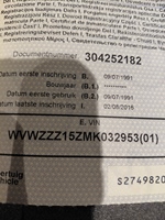 1991 Volkswagen Golf 1 cabrio oldtimer te koop