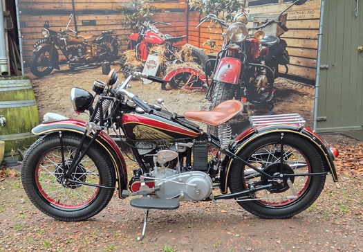1942 Indian Scout 741 civiel  oldtimer motorfiets te koop