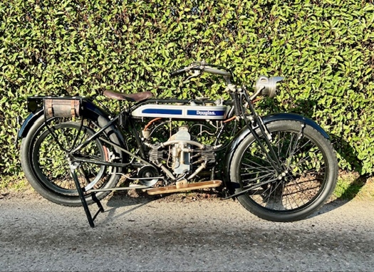 1924 Douglas 2 3/4hp vooroorlogse oldtimer motorfiets te koop